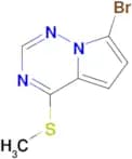 7-BROMO-4-(METHYLTHIO)PYRROLO[2,1-F][1,2,4]TRIAZINE