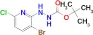 TERT-BUTYL 2-(3-BROMO-6-CHLOROPYRIDIN-2-YL)HYDRAZINECARBOXYLATE