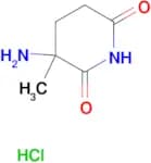 3-AMINO-3-METHYLPIPERIDINE-2,6-DIONE HCL