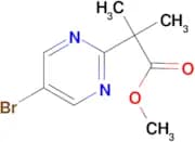 METHYL 2-(5-BROMOPYRIMIDIN-2-YL)-2-METHYLPROPANOATE