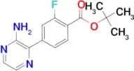 TERT-BUTYL 4-(3-AMINOPYRAZIN-2-YL)-2-FLUOROBENZOATE