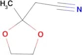 (2-methyl-1,3-dioxolan-2-yl)acetonitrile