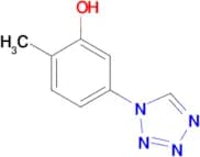 2-Methyl-5-(1H-tetrazol-1-yl)phenol