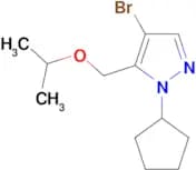 4-bromo-1-cyclopentyl-5-(isopropoxymethyl)-1H-pyrazole