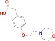 [4-(2-morpholin-4-ylethoxy)phenyl]acetic acid