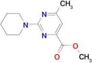 6-Methyl-2-piperidin-1-yl-pyrimidine-4-carboxylic acid methyl ester