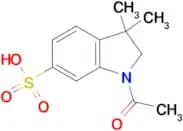 1-Acetyl-3,3-dimethyl-2,3-dihydro-1H-indole-6-sulfonic acid