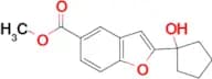 2-(1-Hydroxy-cyclopentyl)-benzofuran-5-carboxylic acid methyl ester