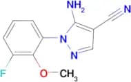 5-Amino-1-(3-fluoro-2-methoxy-phenyl)-1H-pyrazole-4-carbonitrile