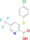3-(4-Chloro-phenylsulfanyl)-5-trifluoromethyl-pyridine-2-carboxylic acid