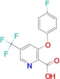 3-(4-Fluoro-phenoxy)-5-trifluoromethyl-pyridine-2-carboxylic acid