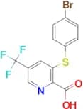 3-(4-Bromo-phenylsulfanyl)-5-trifluoromethyl-pyridine-2-carboxylic acid