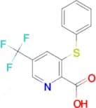 3-Phenylsulfanyl-5-trifluoromethyl-pyridine-2-carboxylic acid