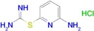 6-Aminopyridin-2-yl carbamimidothioate hydrochloride