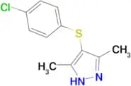 4-[(4-Chlorophenyl)thio]-3,5-dimethyl-1H-pyrazole