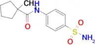 1-methyl-N-(4-sulfamoylphenyl)cyclopentane-1-carboxamide