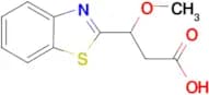3-(1,3-benzothiazol-2-yl)-3-methoxypropanoic acid