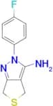 2-(4-Fluorophenyl)-2,6-dihydro-4H-thieno[3,4-c]pyrazol-3-amine