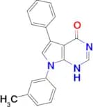 7-(3-Methylphenyl)-5-phenyl-7H-pyrrolo[2,3-d]pyrimidin-4-ol