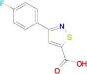 3-(4-fluorophenyl)isothiazole-5-carboxylic acid