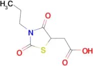 (2,4-Dioxo-3-propyl-1,3-thiazolidin-5-yl)acetic acid