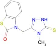 3-[(5-Mercapto-4-methyl-4H-1,2,4-triazol-3-yl)methyl]-1,3-benzothiazol-2(3H)-one