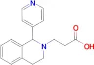3-(1-Pyridin-4-yl-3,4-dihydroisoquinolin-2(1H)-yl)propanoic acid