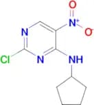 (2-Chloro-5-nitro-pyrimidin-4-yl)-cyclopentyl-amine