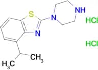4-isopropyl-2-piperazin-1-yl-1,3-benzothiazole dihydrochloride