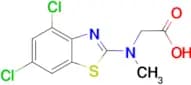 N-(4,6-dichloro-1,3-benzothiazol-2-yl)-N-methylglycine