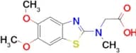 N-(5,6-dimethoxy-1,3-benzothiazol-2-yl)-N-methylglycine
