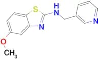5-methoxy-N-(pyridin-3-ylmethyl)-1,3-benzothiazol-2-amine