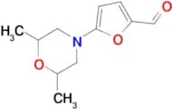 5-(2,6-dimethylmorpholino)furan-2-carbaldehyde