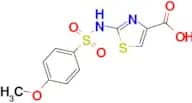 2-{[(4-methoxyphenyl)sulfonyl]amino}-1,3-thiazole-4-carboxylic acid