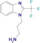 3-(2-(trifluoromethyl)-1H-benzo[d]imidazol-1-yl)propan-1-amine