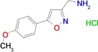 {[5-(4-Methoxyphenyl)isoxazol-3-yl]methyl}amine hydrochloride