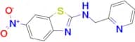 6-nitro-N-(pyridin-2-ylmethyl)-1,3-benzothiazol-2-amine