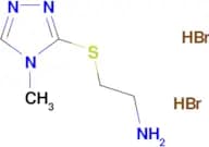 {2-[(4-methyl-4H-1,2,4-triazol-3-yl)thio]ethyl}amine dihydrobromide