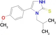 1-isobutyl-5-(4-methoxyphenyl)-1,3-dihydro-2H-imidazole-2-thione