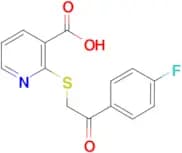 2-{[2-(4-Fluorophenyl)-2-oxoethyl]thio}nicotinic acid