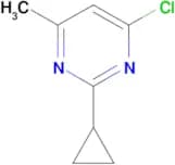 4-chloro-2-cyclopropyl-6-methylpyrimidine