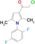 2-chloro-1-(1-(2,5-difluorophenyl)-2,5-dimethyl-1H-pyrrol-3-yl)ethan-1-one