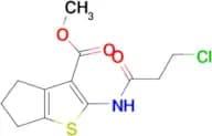 methyl 2-(3-chloropropanamido)-5,6-dihydro-4H-cyclopenta[b]thiophene-3-carboxylate