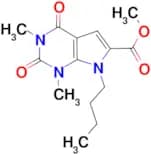 methyl 7-butyl-1,3-dimethyl-2,4-dioxo-2,3,4,7-tetrahydro-1H-pyrrolo[2,3-d]pyrimidine-6-carboxylate