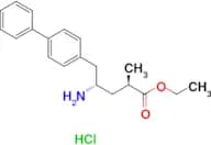 (2R,4S)-ETHYL 5-([1,1′-BIPHENYL]-4-YL)-4-AMINO-2-METHYLPENTANOATE HCL