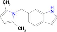 6-((2,5-DIMETHYL-1H-PYRROL-1-YL)METHYL)-1H-INDOLE