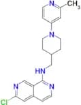 6-CHLORO-N-((1-(2-METHYLPYRIDIN-4-YL)PIPERIDIN-4-YL)METHYL)-2,7-NAPHTHYRIDIN-1-AMINE