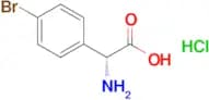 (R)-2-AMINO-2-(4-BROMOPHENYL)ACETIC ACID HCL