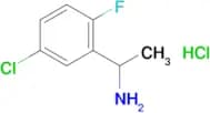 1-(5-CHLORO-2-FLUOROPHENYL)ETHANAMINE HCL
