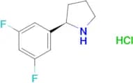 (R)-2-(3,5-DIFLUOROPHENYL)PYRROLIDINE HCL